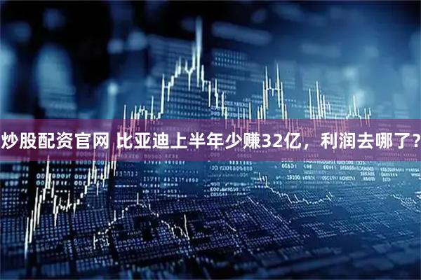 炒股配资官网 比亚迪上半年少赚32亿，利润去哪了？